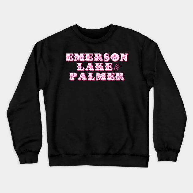 Emerson Lake and Palmer Crewneck Sweatshirt by MichaelaGrove